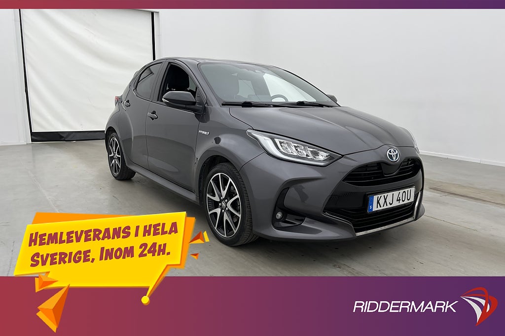 Toyota Yaris Hybrid CVT Style Halvskinn Kamera Adapt-fart