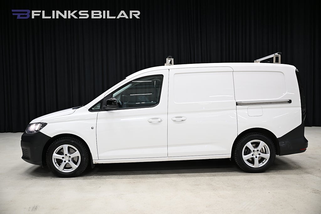 Volkswagen Caddy Maxi DSG 122HK Servicebil|Dubbeldörr|Sortimo-Inredd|SeUtr!!!