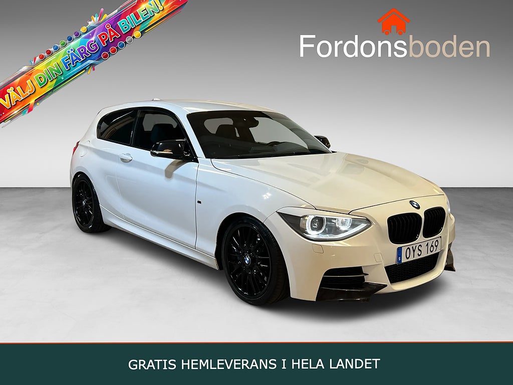 BMW M135i 3-dörrars Steptronic Euro 5 H/K Värmare Dragkrok 