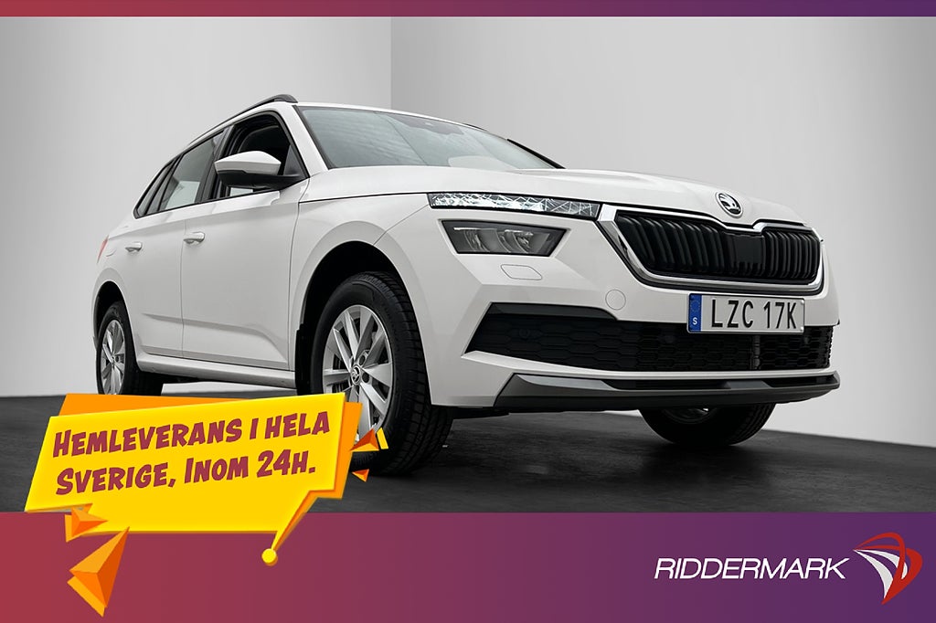 Skoda Kamiq 1.0 TGI 90hk P-Sensorer Ambition Adapt-Fart MOMS
