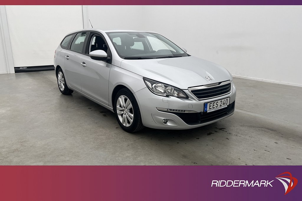 Peugeot 308 SW 1.2 130hk Active M-Värmare Sensorer Dragkrok