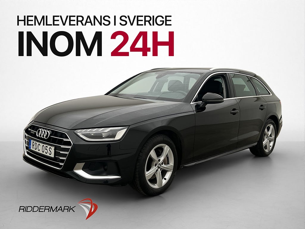 Audi A4 40 TDI Q  Advanced Navi Skinn Dragkrok CarPlay