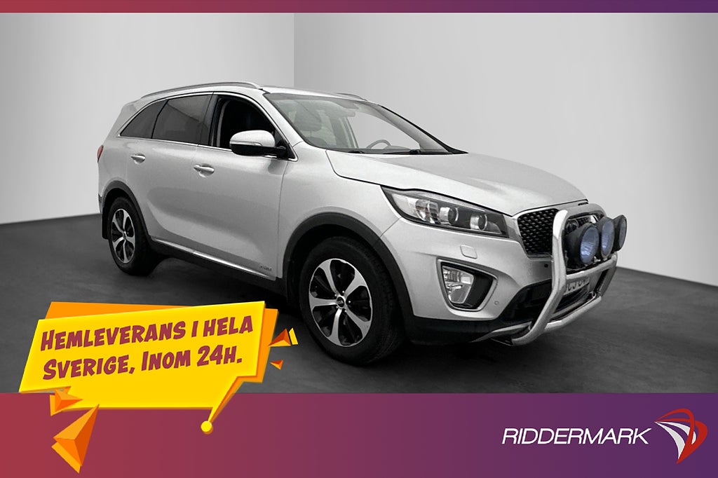 Kia Sorento 200hk AWD Business 7-Sits Kamera Drag Skinn Navi