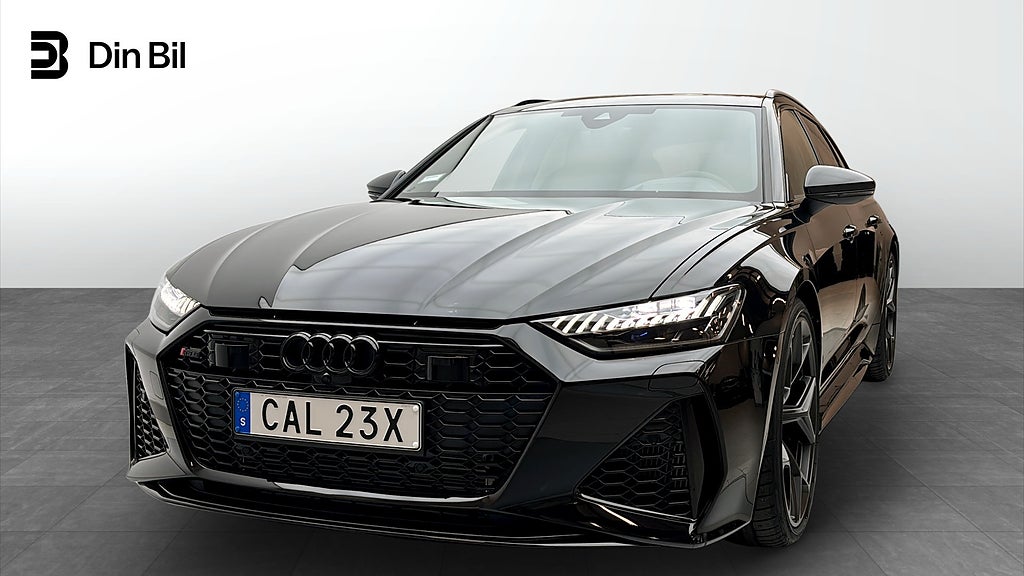 Audi RS6 Avant performance 630HK RS-Design röd Läder PANO