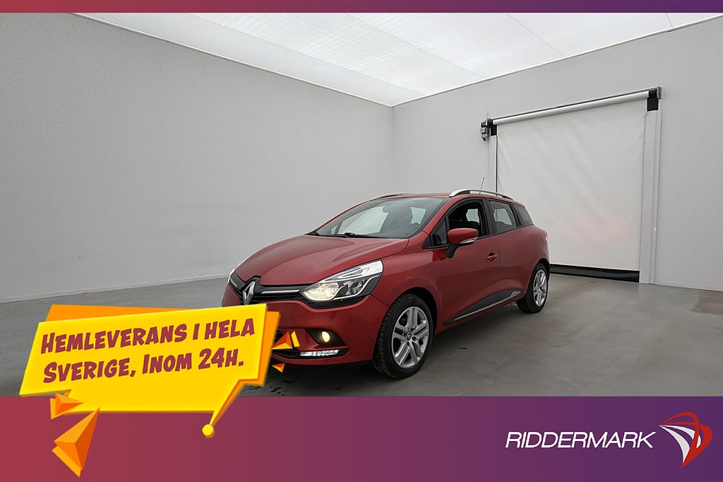 Renault Clio 0.9 90hk Zen Navi Farthållare