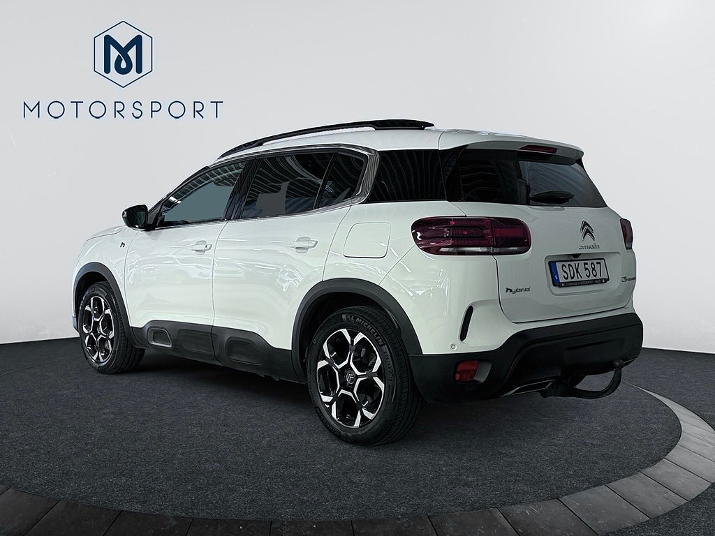 Citroën C5 Aircross 225hk Plug-in Dragkrok Förklimatisering Navi 360° Apple bild 5