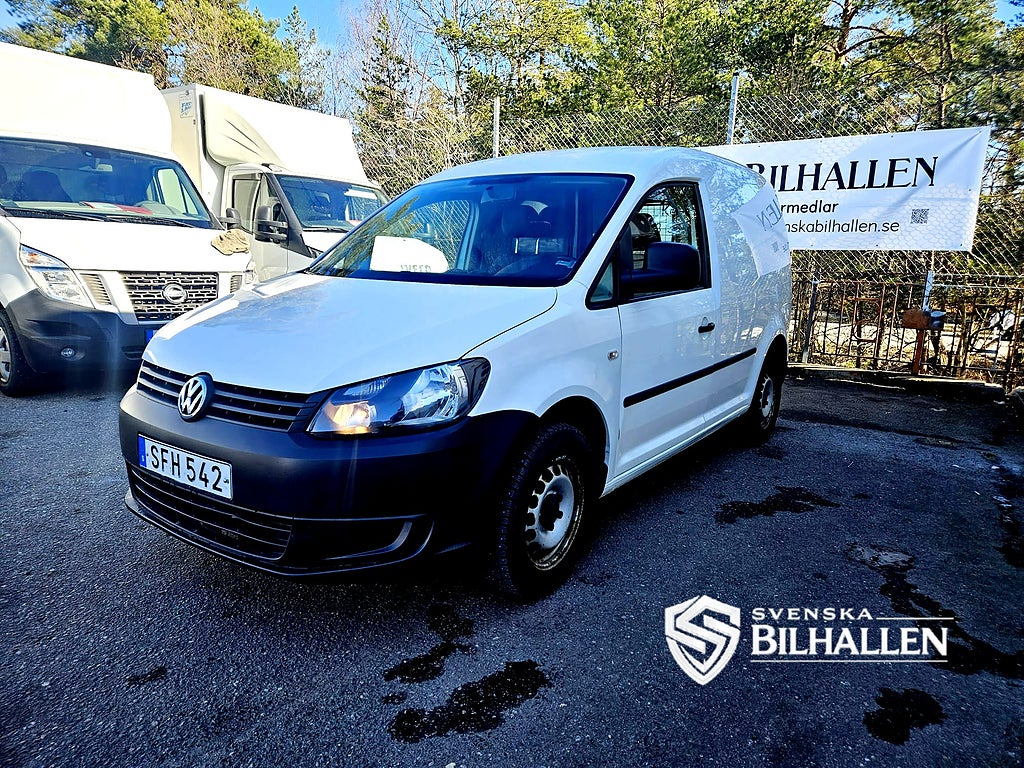 Volkswagen Caddy 1.6 TDI Lågmilare Nyservad Sommar&Vinterdäck Drag Eur5
