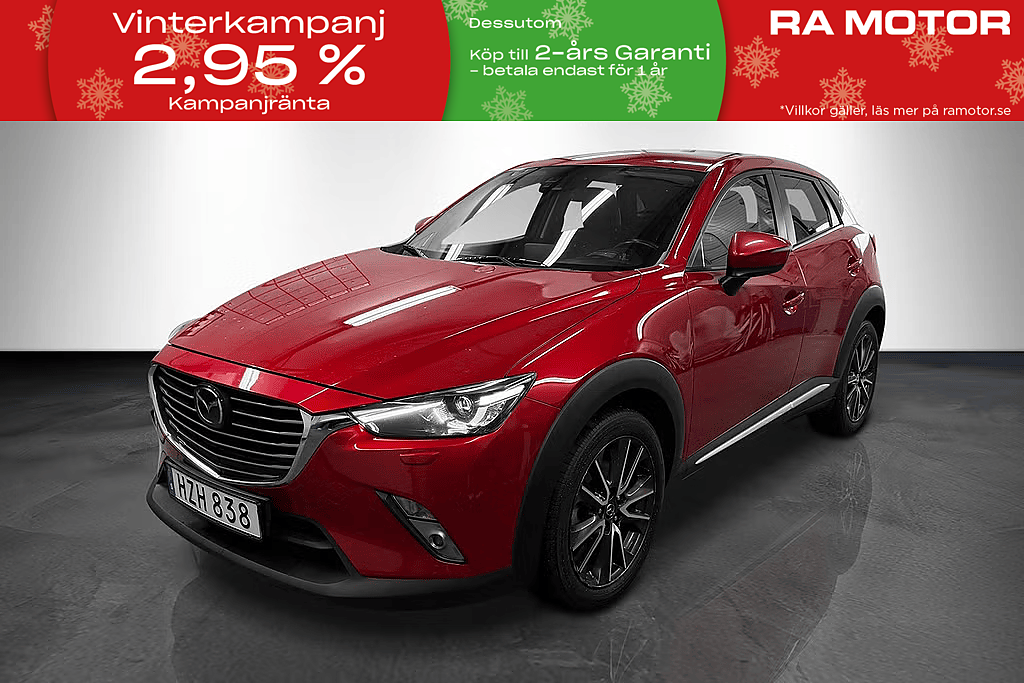 Mazda CX-3 2.0 SKYACTIV-G 120hk Optimum Navi Kamera Skinn 2015