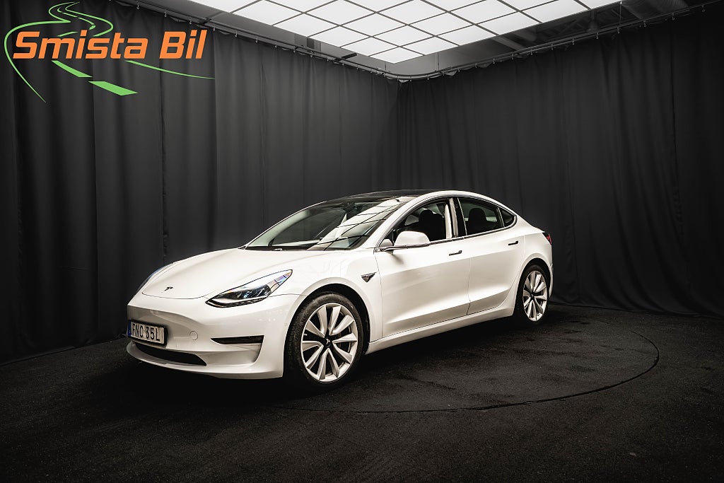 Tesla Model 3 Long Range AWD PREMIUM BATTERITESTAD MOMS