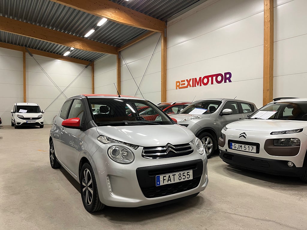 Citroën C1 Airscape 5-dörrars 1.2 VTi  Ny Besiktad 