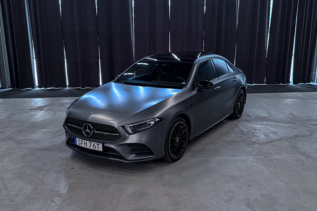 Mercedes-Benz A 250 e AMG|Pano|360|Burmester|HUD|Se spec
