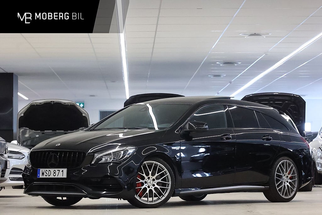 Mercedes-Benz CLA AMG CLA 45 4M 381hk Pano H/K Skalstolar