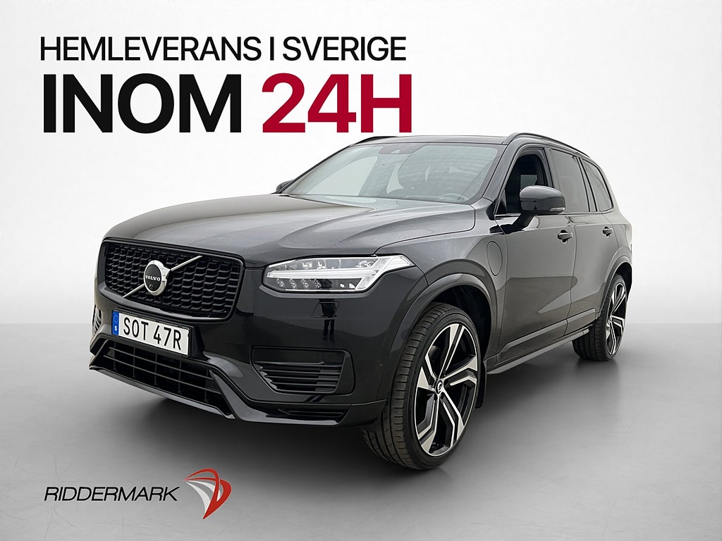 Volvo XC90 Recharge T8 AWD R-Design 7-Sit B&W Pano Luft Drag