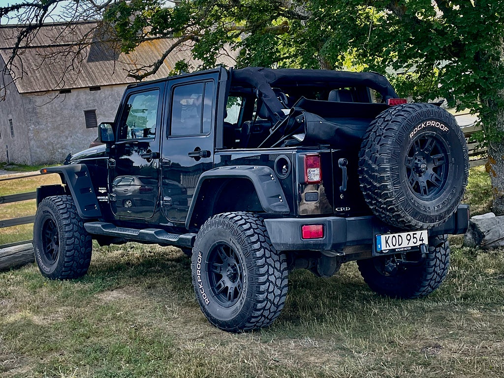 Jeep Wrangler Unlimited 2.8 4WD Läder, Höjd, Svensksåld