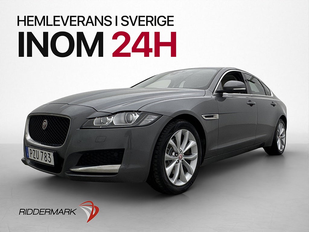 Jaguar XF 20d AWD 180hk D-Värmare Navi B-kamera Skinn