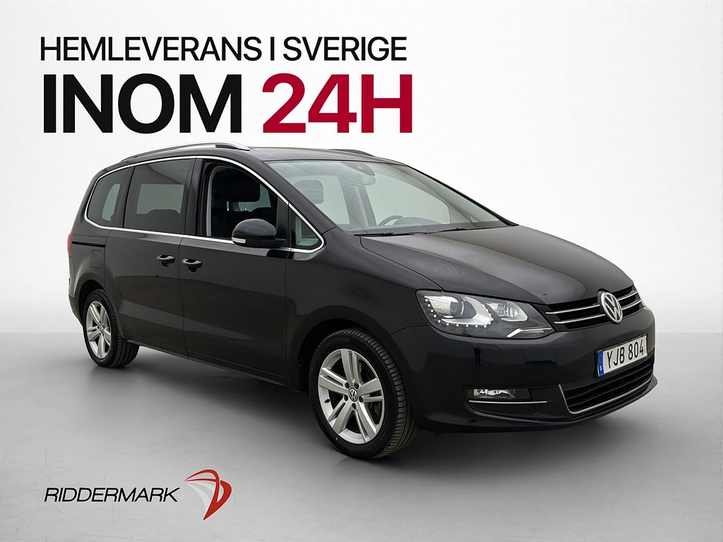 Volkswagen Sharan TDI 4M GT 184hk 7-Sits Värmare Kamera Drag