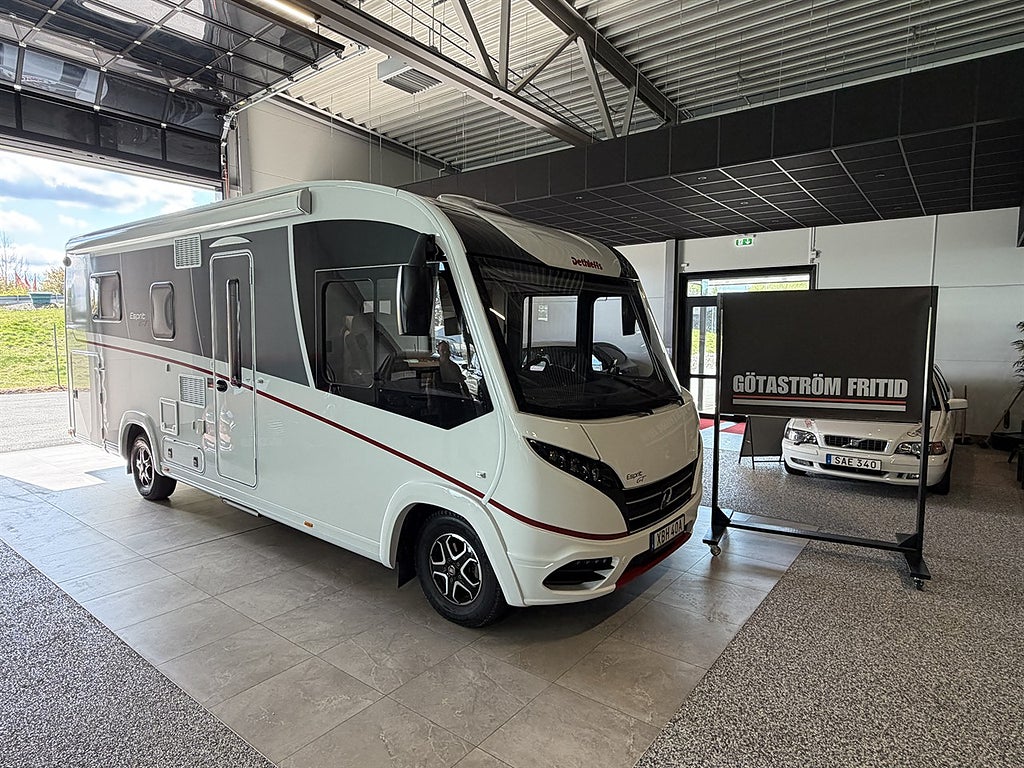 Dethleffs Esprit GT 7150 DBM / EP Hyd/9vxl aut/Cykelställ/Mkt fin