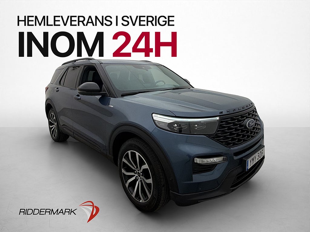 Ford Explorer PHEV AWD 457hk ST-Line Pano 7-sits B&O Drag