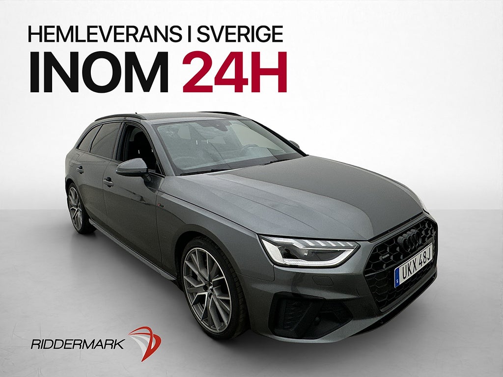 Audi A4 40 TDI Quattro S-Line Cockpit Matrix Kamera Dragkrok