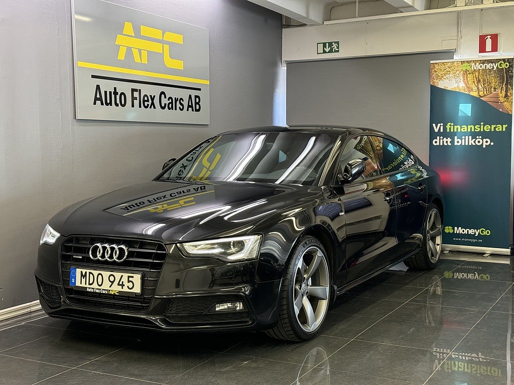 Audi A5 Sportback 2.0 TFSI | QUATTRO | S-LINE | B&O | 2 BRUKARE
