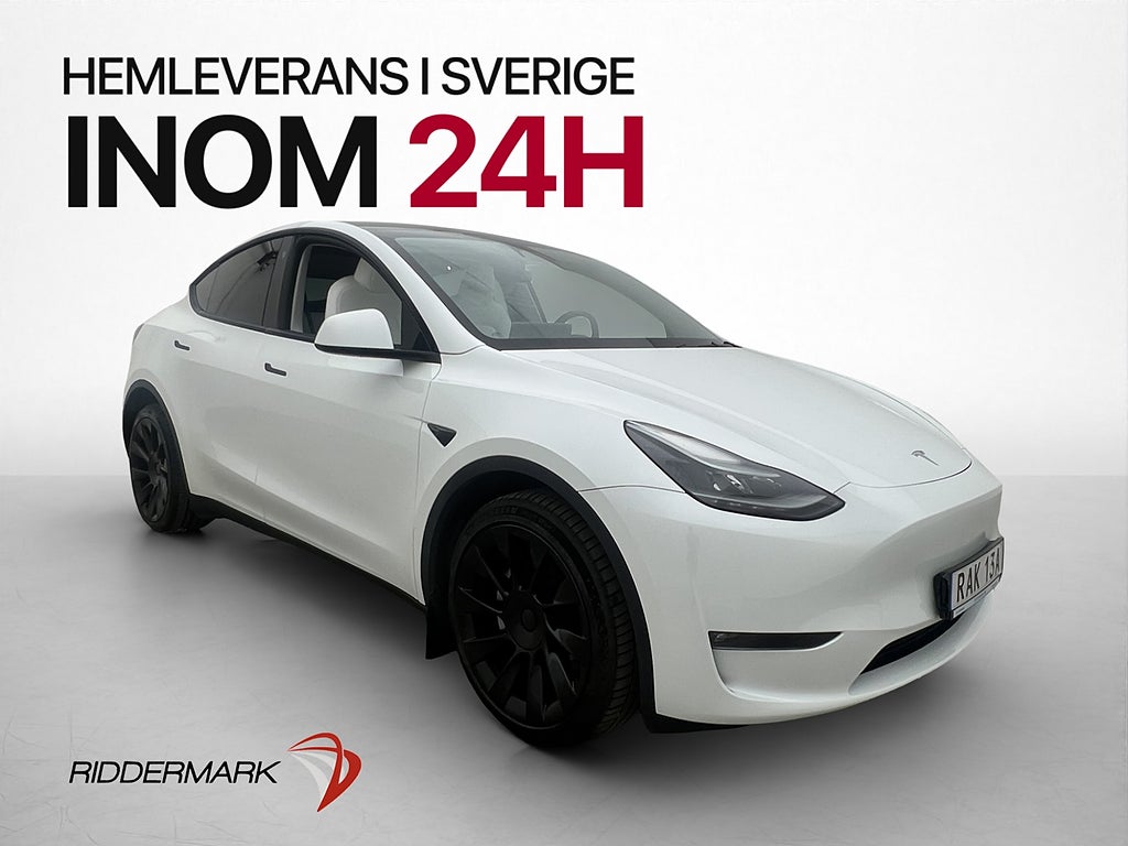 Tesla Model Y Long Range AWD Ljus-Interiör Drag MOMS