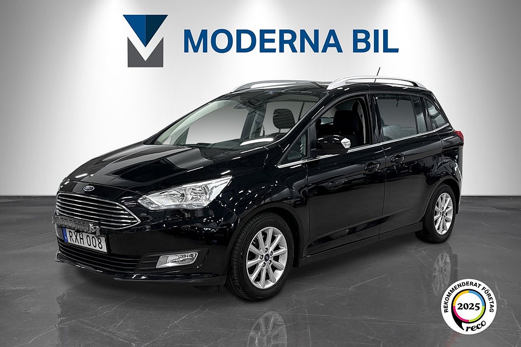 Ford Grand C-Max 1.0 EcoBoost 125hk Titanium 7-sits Ledramp PDC Nyserv 