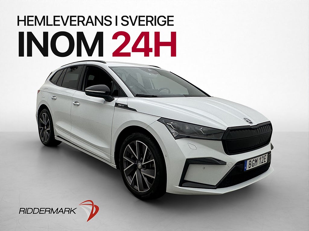 Skoda Enyaq 80x 265hk Sportline Kamer Navi CarPlay Dragkrok