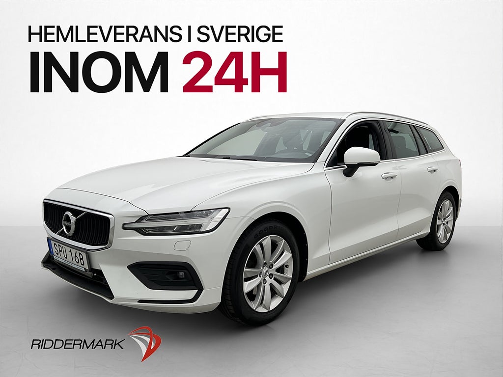 Volvo V60 D4 190hk Momentum Advanced Drag CarPlay Halvskinn