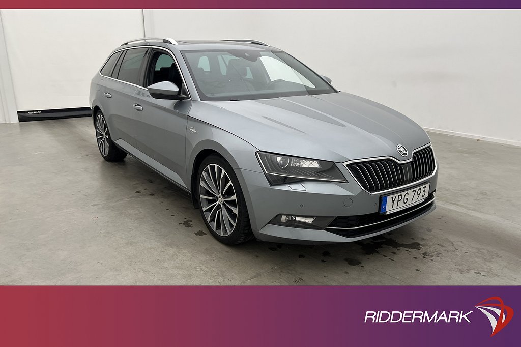 Skoda Superb TDI 4x4 190hk L&K Pano Canton P-Värm Skinn Drag