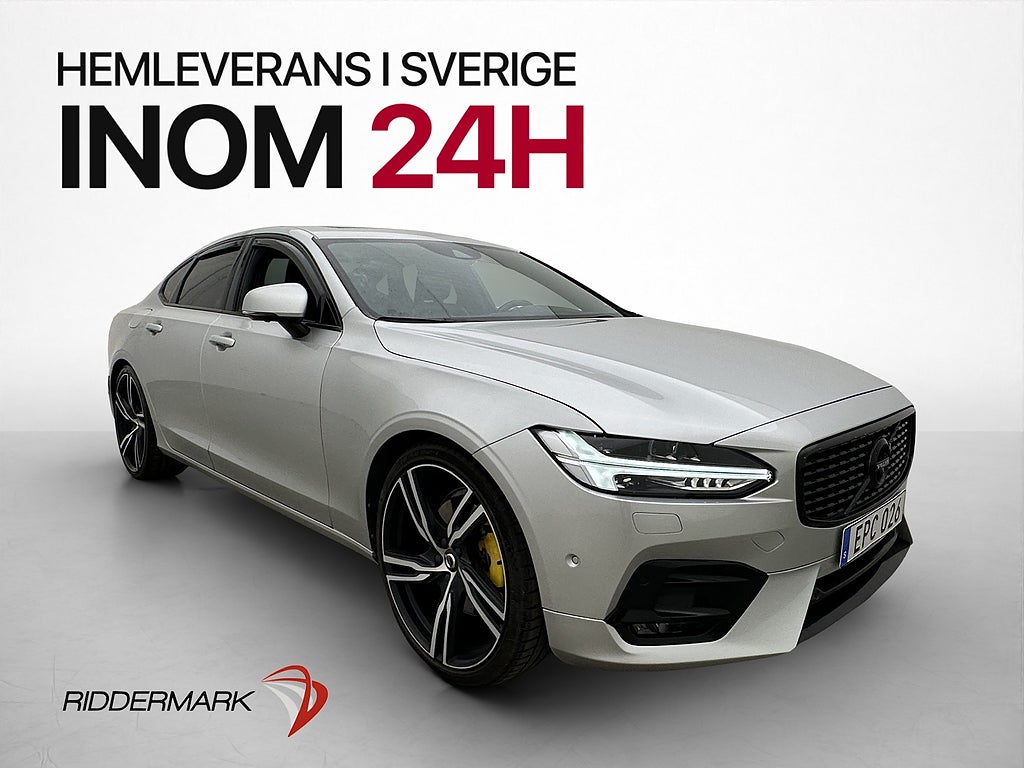 Volvo S90 D5 AWD R-Design Pro B&W D-Värm T-Lucka 360° HuD