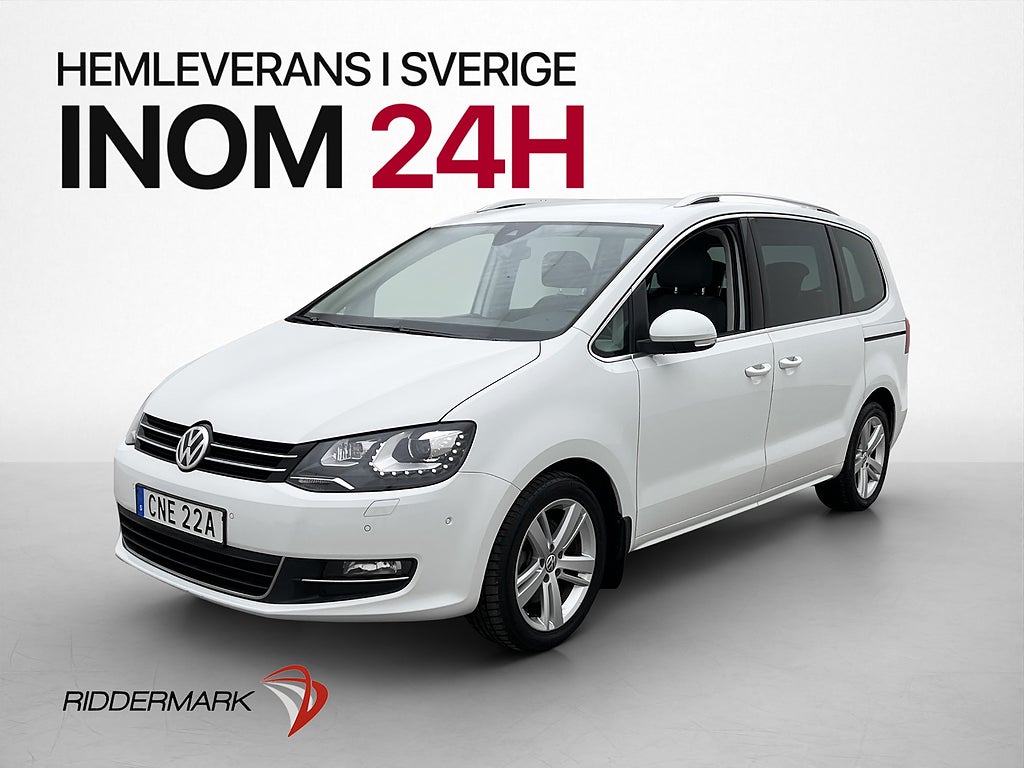 Volkswagen Sharan 2.0 TDI 4M 7-Sits D-Värm Kamera Navi Drag