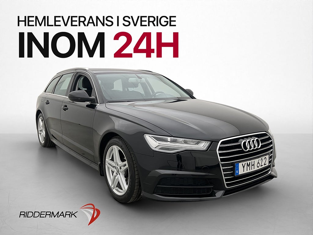 Audi A6 2.0 TDI Värmare Sportstolar P-Sensorer Keyless Drag