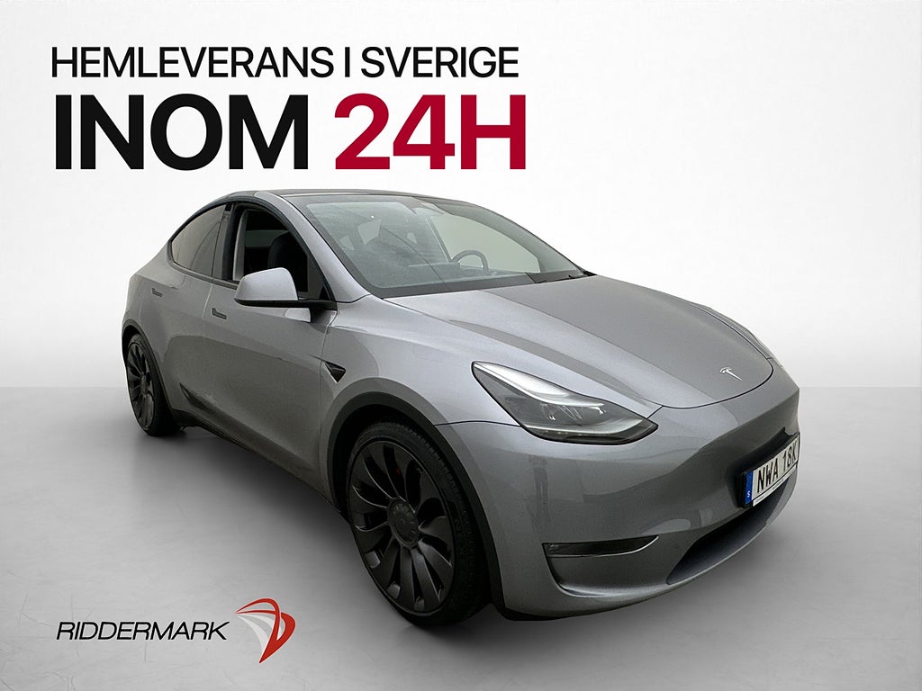 Tesla Model Y Performance 534hk Drag Värmepump Rattvärme AP