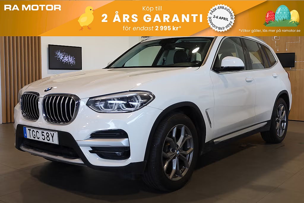 BMW X3 xDrive20d 190hk xLine Aut Navi Värmare Dragkrok 2021