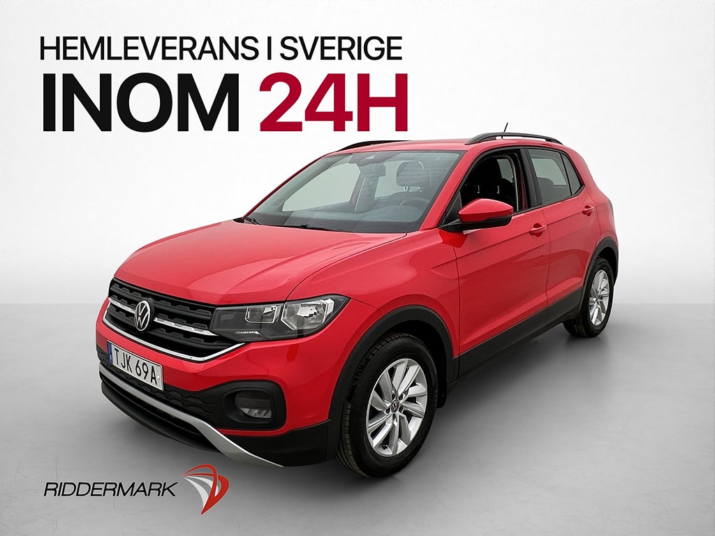 Volkswagen T-CROSS 1.0 TSI 95hk Bluetooth Farthållare Isofix