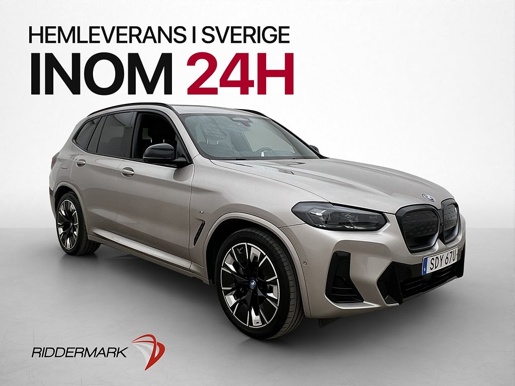 BMW iX3 M Sport Innovation H/K Pano HuD 360° Drag Skinn Moms