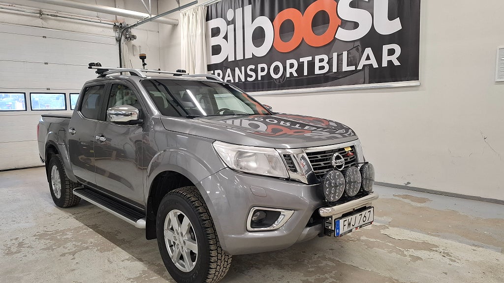 Nissan Navara Dubbelhytt 2.3 dCi 4WD, Flakkåpa