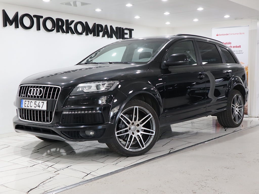 Audi Q7 3.0 TDI V6 Quattro S-Line 7-Sits Panorama Navi Drag