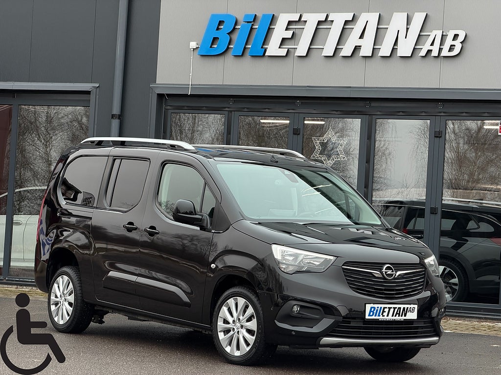 Opel Combo Life XL 1.2 PureTech|Handikappanpassad|Rullstol|Moms