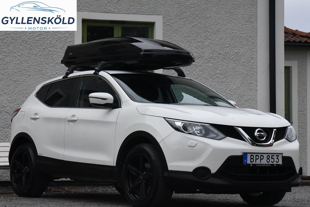 Nissan Qashqai 1.2 115hk | Dragkrok Värmare Takbox Bluetooth AUX Xenon