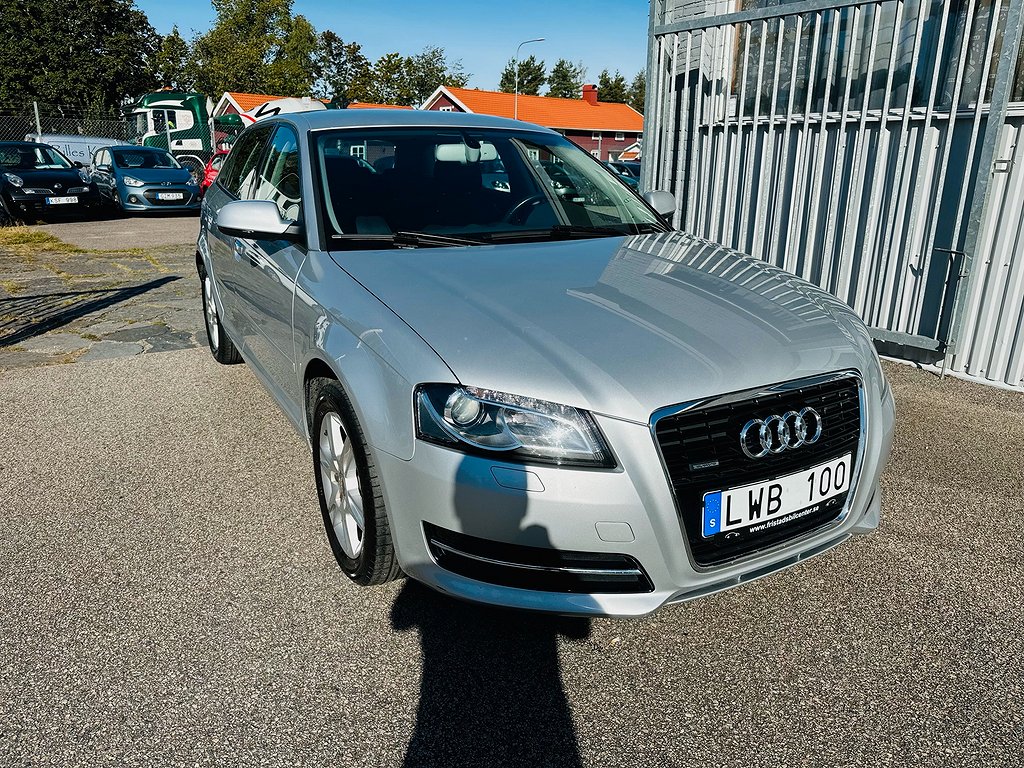 Audi A3 SPORTBACK 2.0 TDI 140HK QUATTRO / DRAG / VÄRMARE