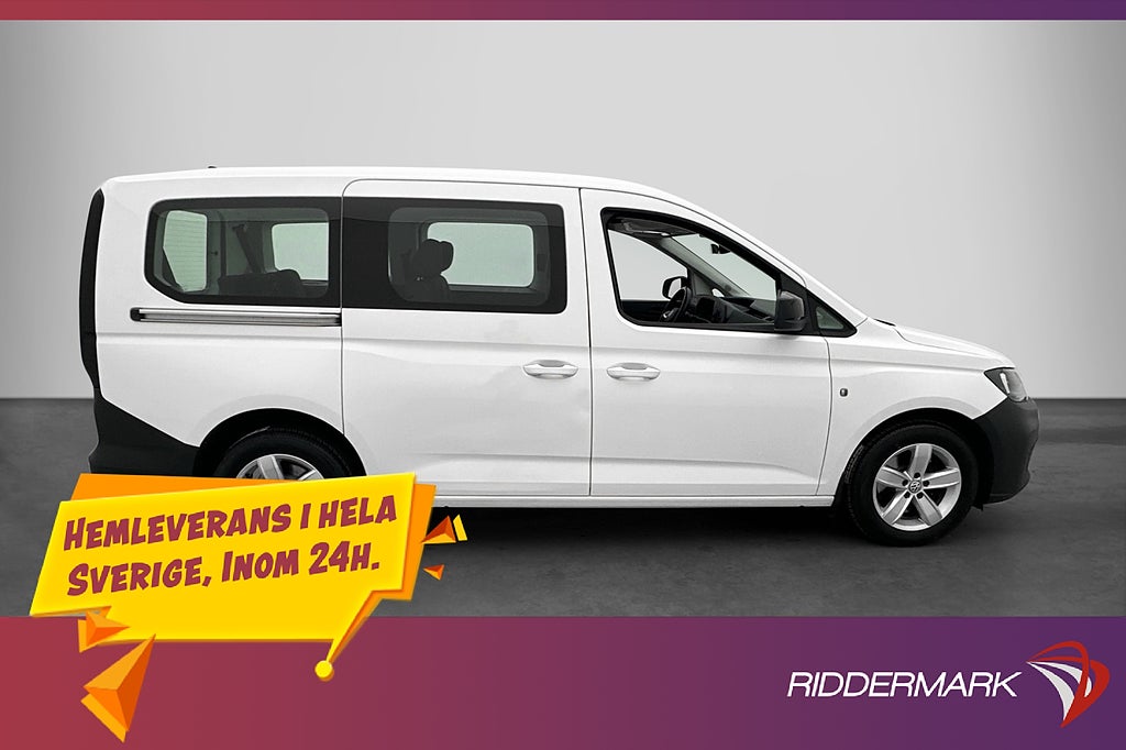 Volkswagen Caddy Maxi Life 1.5TSI PDC Farthållare 7-Sit MOMS