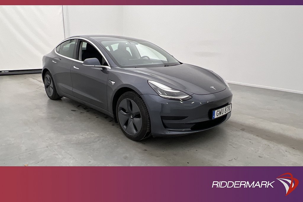 Tesla Model 3 Standard Range Uppgraderad AP Drag Sv.Såld