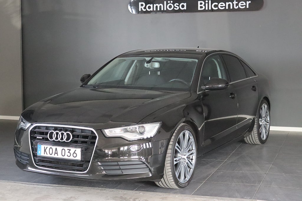 Audi A6 Sedan 3.0TDI V6 DPFquattro 245hk/6MÅNGARANTI/ Ny bes