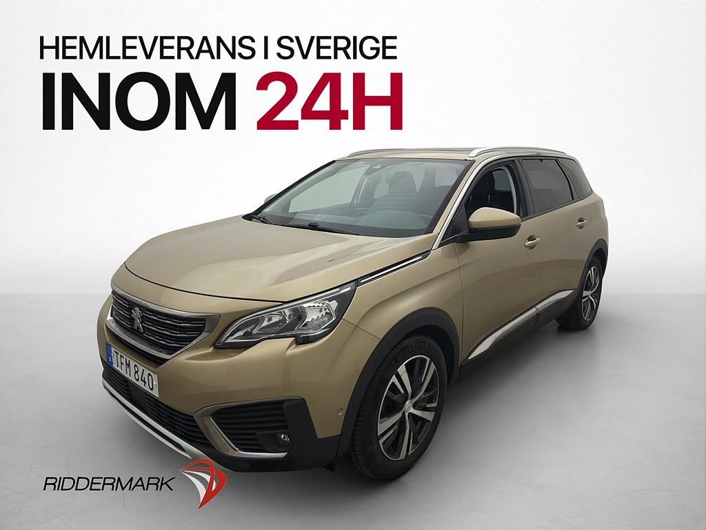 Peugeot 5008 1.6 120hk Allure 7-Sits Pano CarPlay Sensorer