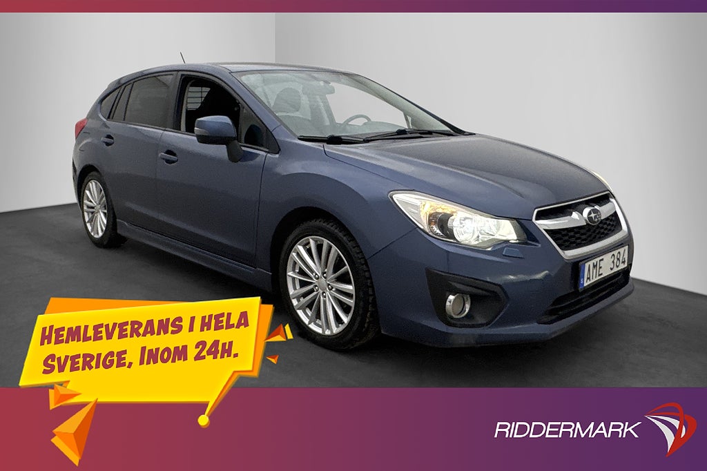 Subaru Impreza 1.6 4WD 114hk Kamera Halvskinn Få brukare