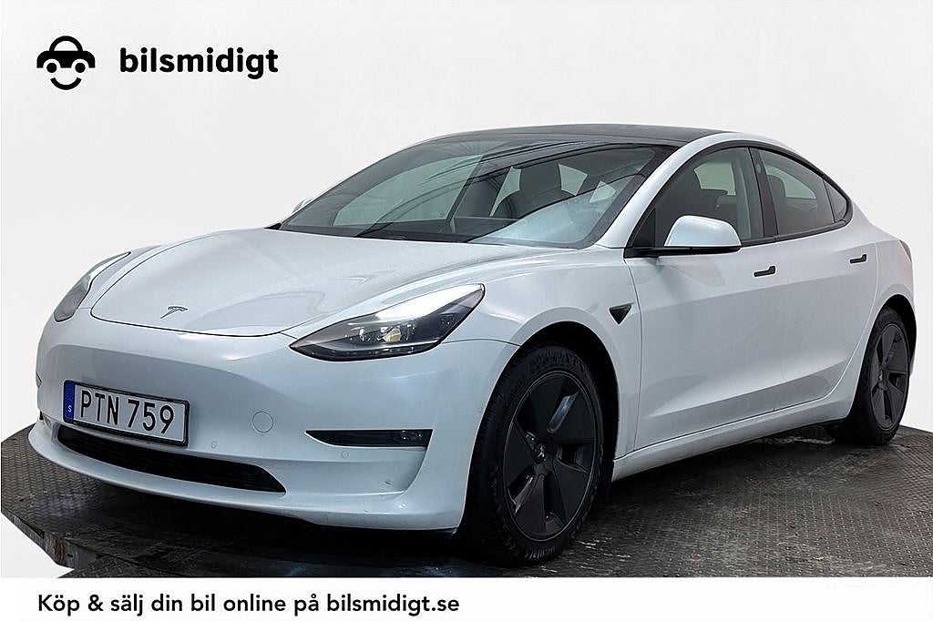 Tesla Model 3 AWD Long R 75 kWh Drag AP Läder MOMS