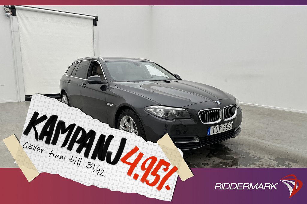 BMW 520 d xDrive Touring M Sport-ratt Skinn S 4,95% Ränta