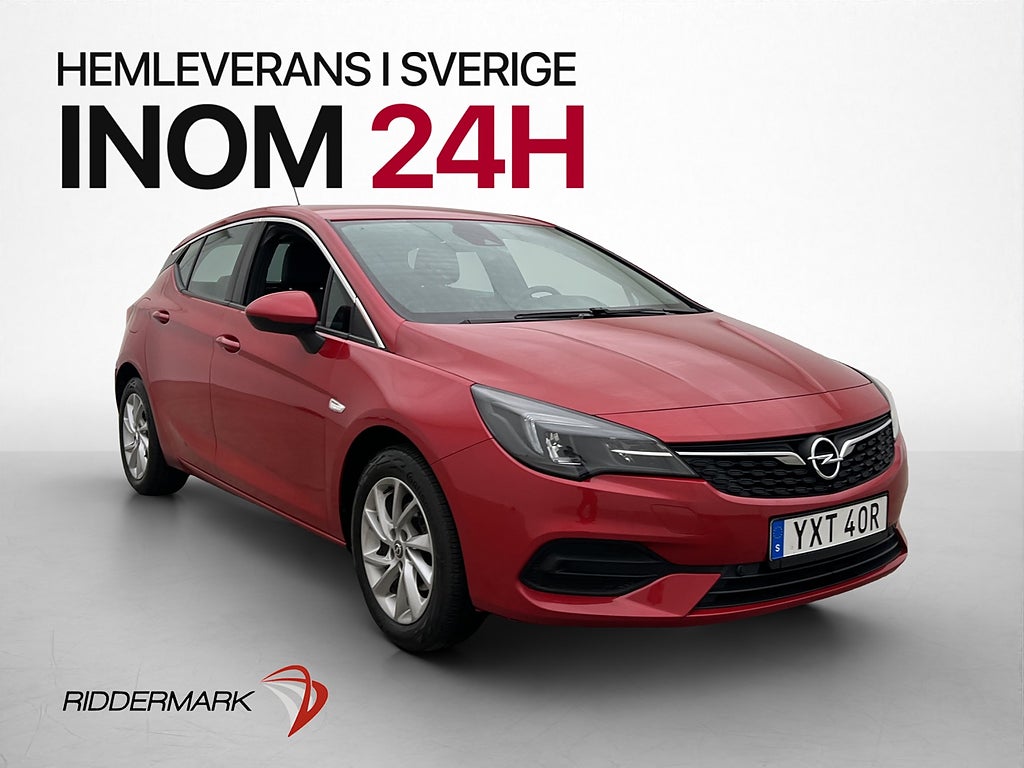 Opel Astra 1.4 Turbo CVT 145hk Kamera Rattvärme CarPlay