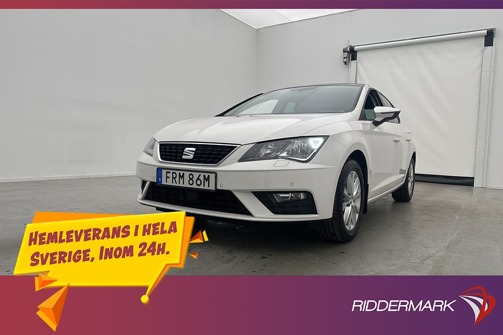 Seat Leon 1.0 TSI Style Pano Kamera Farthållare Bluetooth